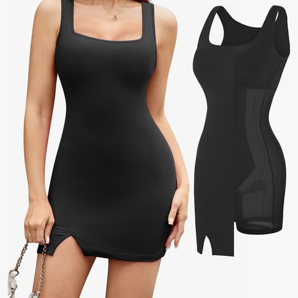 Popilush Dress with built in shapewear